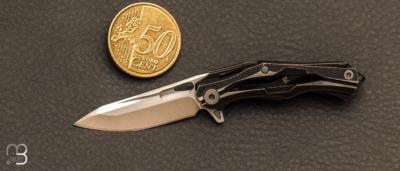 Couteau " Mini DCPT " Titanium par CKF Knives et Aleksey Konygin