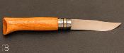 Couteau Opinel N°8 carbone ou inox avec plumier