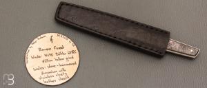 Couteau " Raven " fixe par Petr Hofman - Zirconium et N690