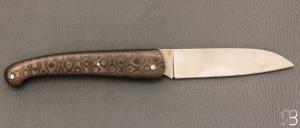   Couteau " Slipjoint " de collection par Jean-Michel Cayron - Fatcarbon® 