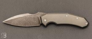    Couteau " Speartac Small " custom de GTKnives - Thomas Gony - Titane et lame en D2