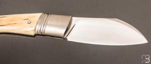   Couteau " Wallace " custom par Frédéric Augé - Mammouth et RWL-34