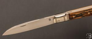  Couteau " Yssingeaux" par Romain Alvarez - RWL34 et ivoire de mammouth