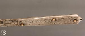  Couteau  " London " Full Damas de Jean Pierre Veysseyre