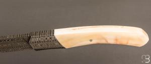 Couteau droit semi intégral " 1820 Berthier " par Anthony Brochier 