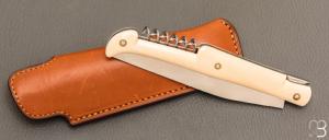   Couteau " Laguiole 3 pièces " par Romain Alvarez - RWL-34 et mammouth