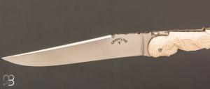   Couteau " Laguiole tête de femme " de collection par Isabelle et Pascal Graveline