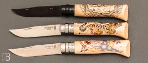 Lot de 3 couteaux Opinel N°8 Édition COSMOS