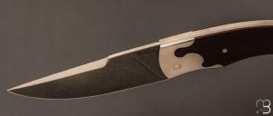   Couteau " NoName " custom de Florent Dall'ava - L'atelier Dall'ava - Micarta paper et lame en N690Co