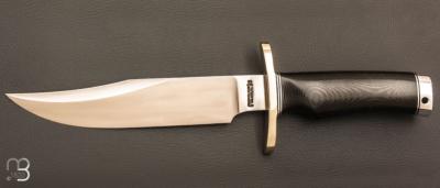   Couteau " Nordic Knives Dealer Special / Special Bowie " par Randall - Micarta noir