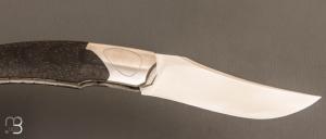 Couteau "Nuevo LockBack" pliant artisanal de Cyril Kalisz - Morta et RWL34